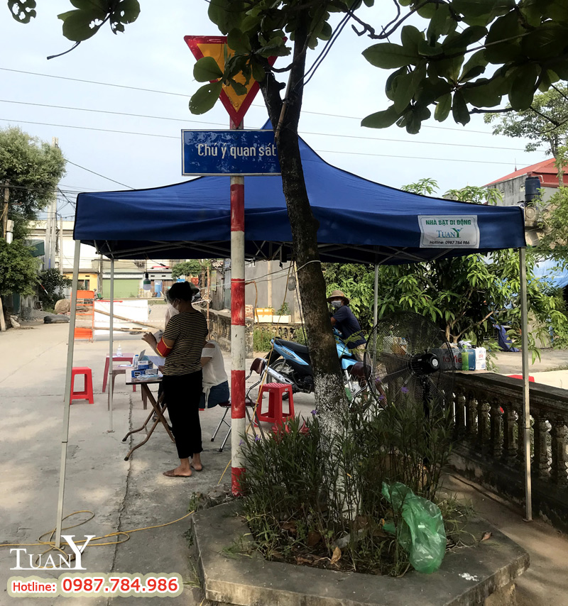 Ban chỉ đạo phòng chống dịch Covid - 19 xã Văn Bình - Chốt trực bảo vệ Vùng Xanh