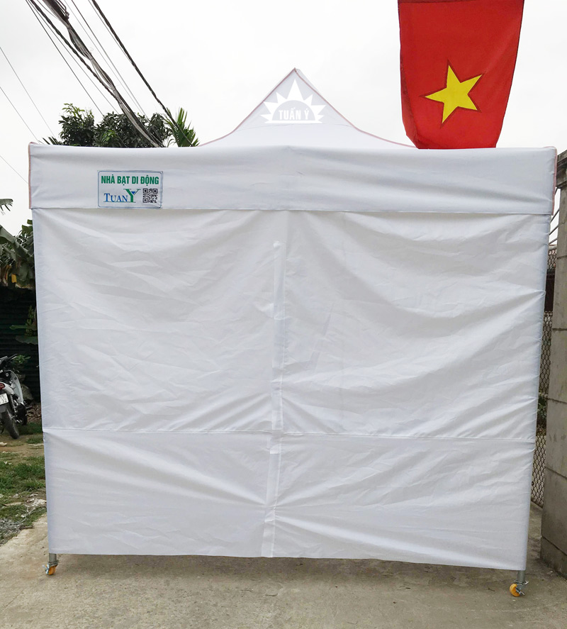 Hình ảnh nhà bạt di động làm phòng khám chống dịch Covid vững chắc