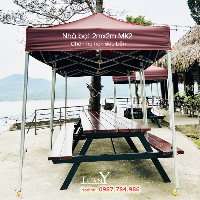 Nhà bạt 2mx2m MK2 phù hợp cho nhóm bạn 6 đến 10 người