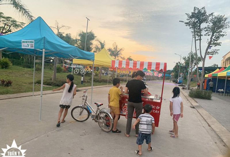Phố đi bộ hứa hẹn thu hút hàng vạn người dân Sông Công, tỉnh Thái Nguyên đến thưởng thức
