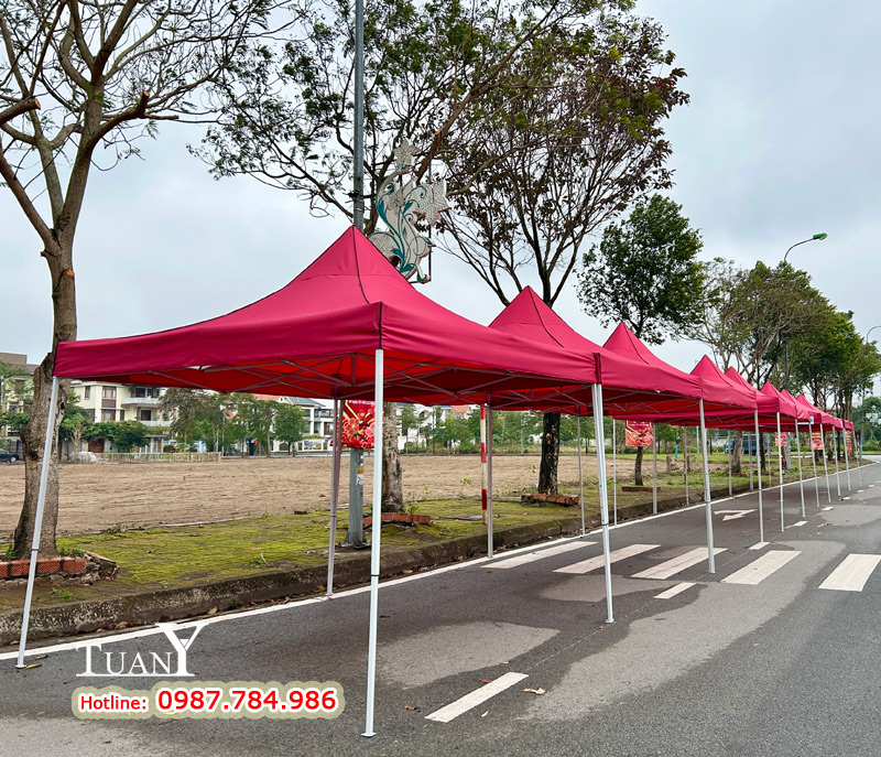 Lựa chọn Nhà bạt di động làm gian hàng lưu động ngoài trời tiện lợi