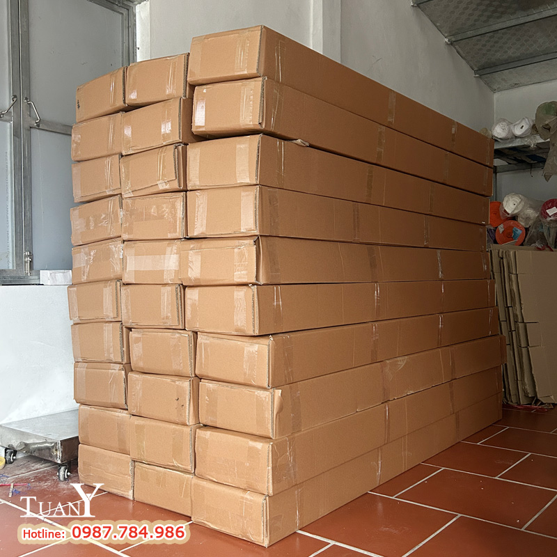 Khung xương và Vải ô lệch tâm được đóng gói hộp carton cẩn thận