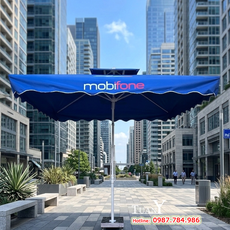 Ô lệch tâm in ấn quảng cáo thương hiệu Mobifone