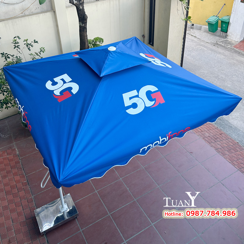 Ô lệch tâm in ấn quảng cáo dịch vụ 5G Mobifone