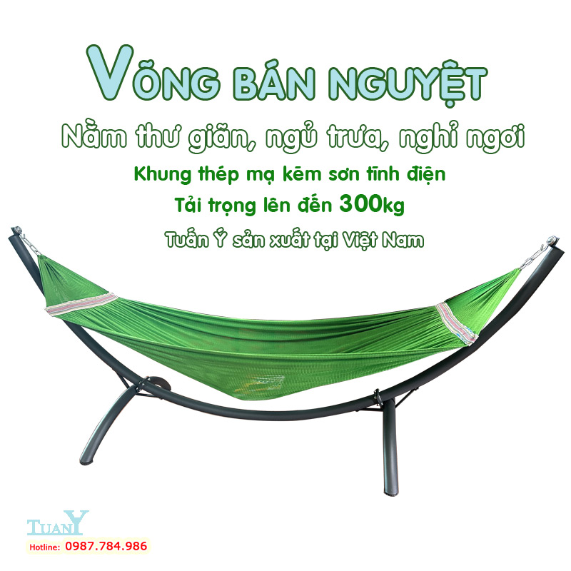 Võng bán nguyệt chắc chắn, siêu bền