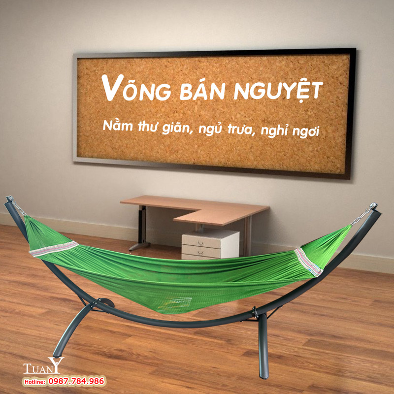 Võng bán nguyệt Tuấn Ý sản xuất tại Việt Nam
