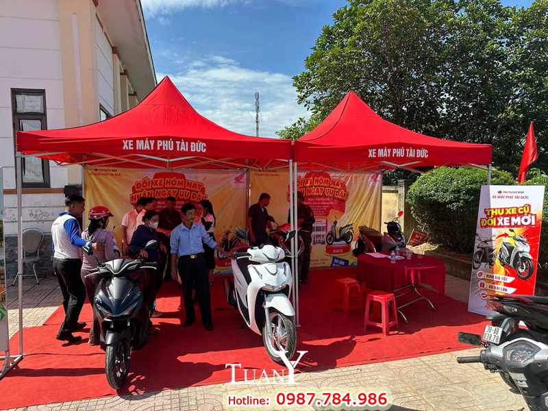 Xe máy Phú Tài Đức tổ chức sự kiện Thu xe cũ - Đổi xe mới