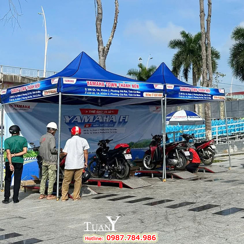 Các cửa hàng xe có thể in ấn thêm quảng cáo chương trình sự kiện
